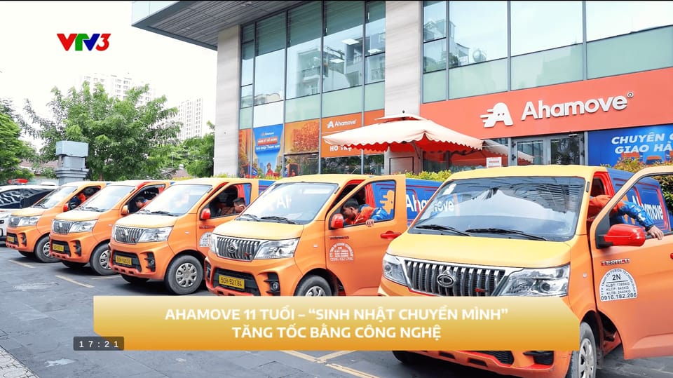 AhaMilestones | Hành trình 11 năm chuyển mình của Ahamove trên sóng VTV3
